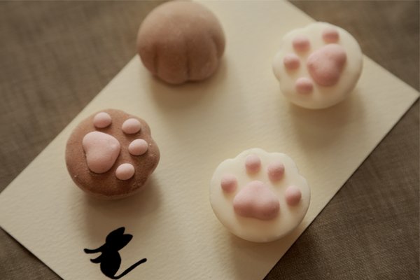 画像1: 肉球マシュマロバラ(チョコ) (1)